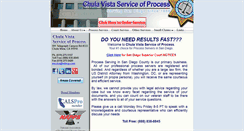 Desktop Screenshot of chulavistaserviceofprocess.com